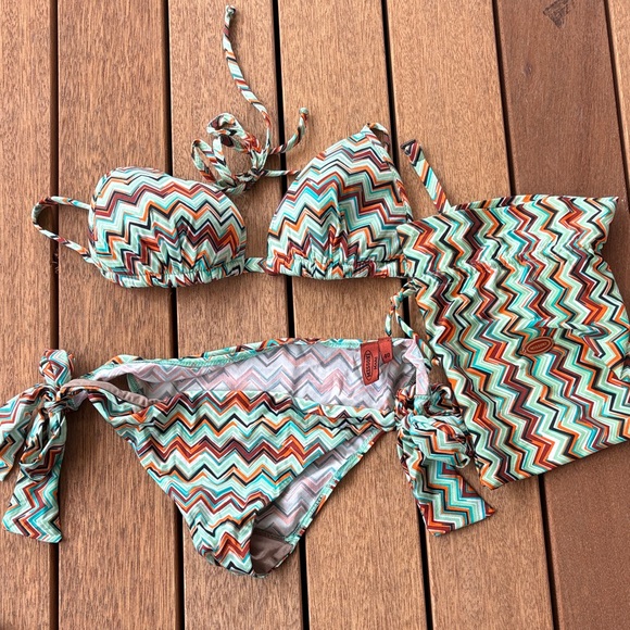Missoni Chevron Bikini in Earthy Tones - Picture 1 of 2